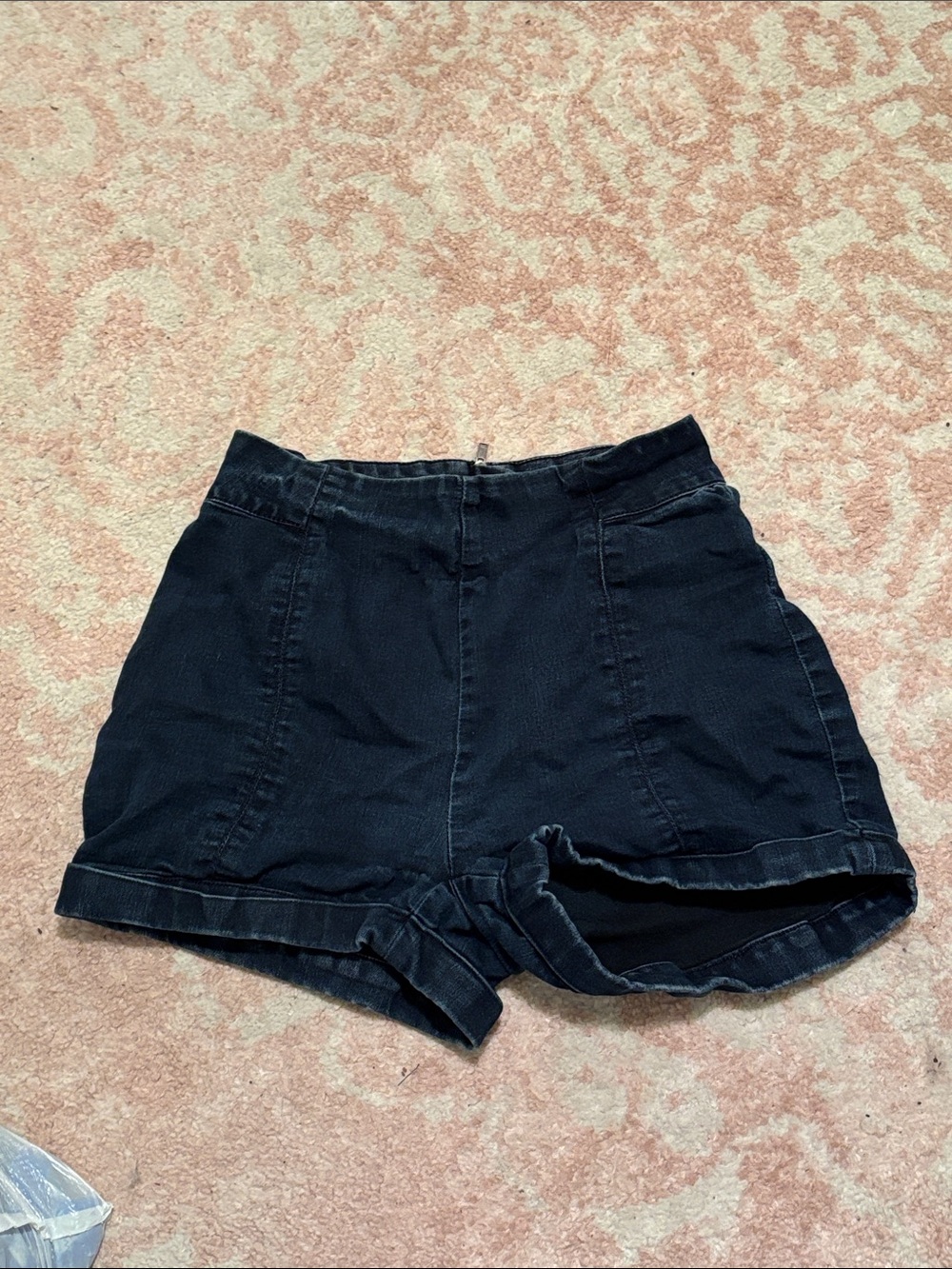 Women’s High-Rise Dark Jean Shorts